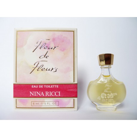 Miniature de parfum amphore Fleur de Fleurs de Nina Ricci