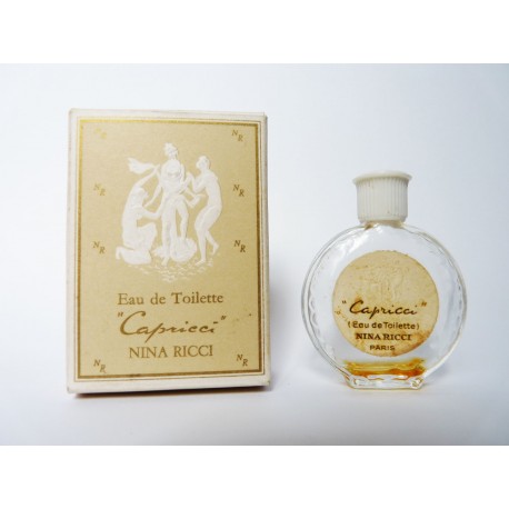Miniature de parfum Capricci de Nina Ricci flacon montre