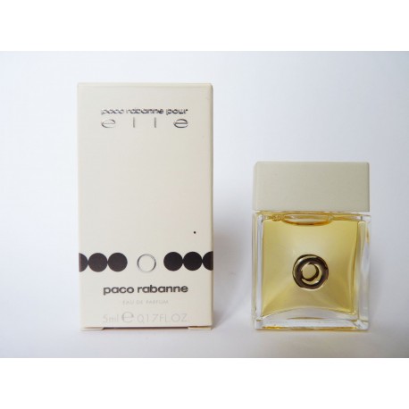 Miniature de parfum Paco Rabanne pour Elle