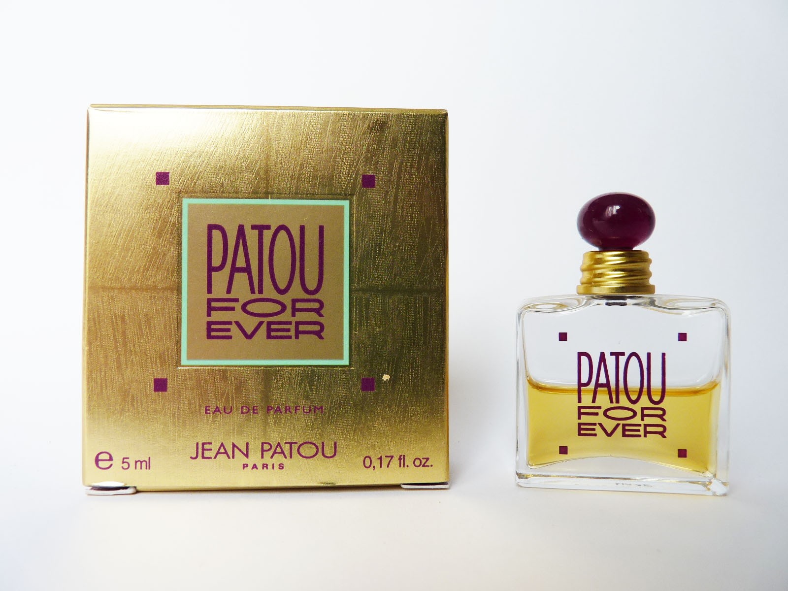 Parfum Jean Patou For Ever Femme Paris EDT Vaporisateur 100ml - Neuf Sous Blister, Très Rare