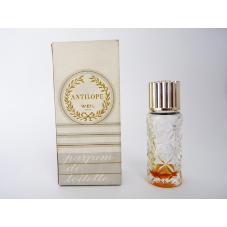 Ancienne miniature de parfum Antilope de Weil