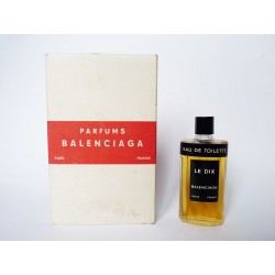 Ancienne miniature de parfum Le Dix de Balenciaga