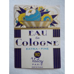 Etiquette Eau de Cologne Extra Fine de Valoy