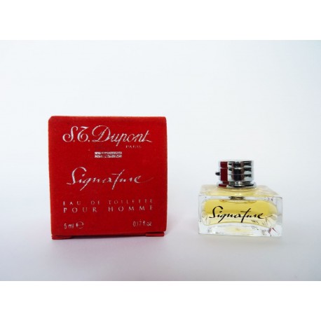 Miniature de parfum Signature de S.T. Dupont Homme