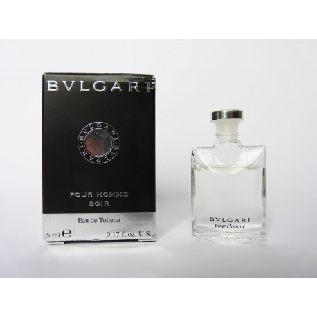 Miniature de parfum Pour Homme Soir de Bulgari