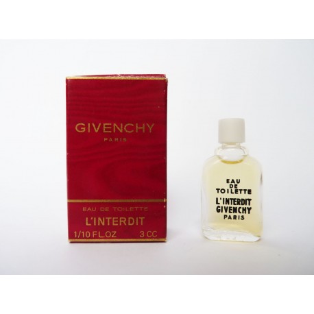 Miniature de parfum L'Interdit de Givenchy