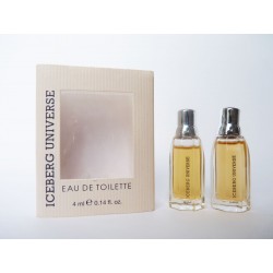 2 Miniatures de parfum Iceberg Universe