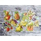 Lot de 10 Bons-Points scolaires : les fruits