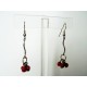 Boucles d'oreilles en graines de caconnier