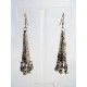 Boucles d'oreilles en métal ouvragé