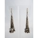 Boucles d'oreilles en métal ouvragé