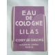 Etiquette Eau de Cologne Lilas de Coryse Salomé