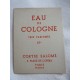Etiquette Eau de Cologne très parfumée de Coryse Salomé