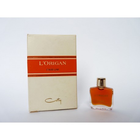 Ancienne miniature de parfum L'Origan de Coty