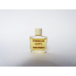 Ancienne miniature de parfum Emeraude de Coty