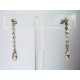 Boucles d'oreilles guirlande de strass