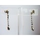 Boucles d'oreilles guirlande de strass