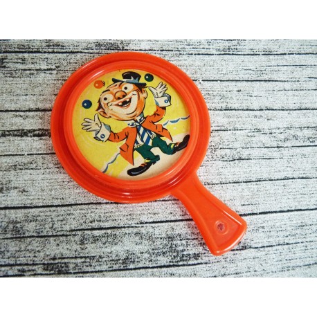 Ancien petit miroir enfant Clown