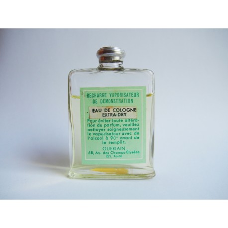 Ancien flacon recharge Eau de Cologne Extra-Dry de Guerlain