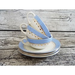 Lot de 3 tasses à café vintage