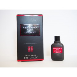 Miniature de parfum Gentleman Only Absolute de Givenchy