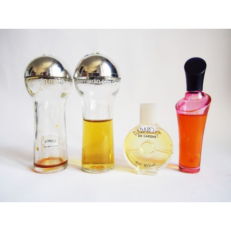 Lot de 4 miniatures de parfum Pierre Cardin