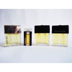 Lot de 4 miniatures de parfum Torrente