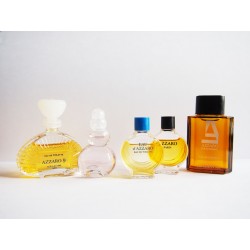 Lot de 5 miniatures de parfum Azzaro