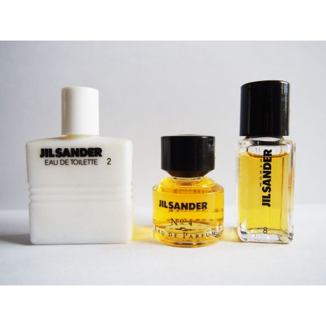 Lot de 3 miniatures de parfum Jil Sander