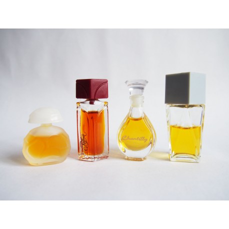 Lot de 4 miniatures de parfum Houbigant