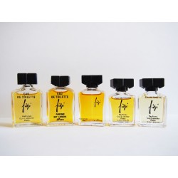 Lot de 5 miniatures de parfum Fidji de Guy Laroche