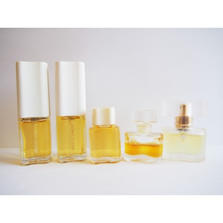 Lot de 5 miniatures de parfum White Linen de Estée Lauder