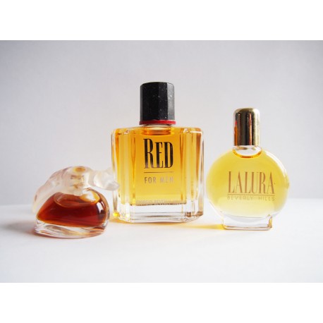 Lot de 3 miniatures de parfum Beverly Hills