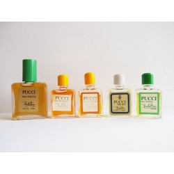 Lot de 5 miniatures de parfum Pucci