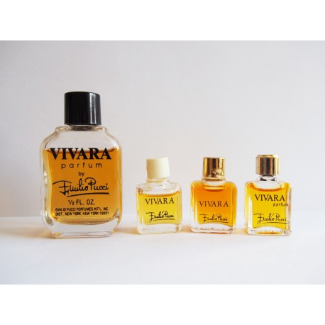 Lot de 4 miniatures de parfum Vivara de Pucci