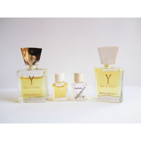 Lot de 4 miniatures de parfum Y de Yves Saint Laurent