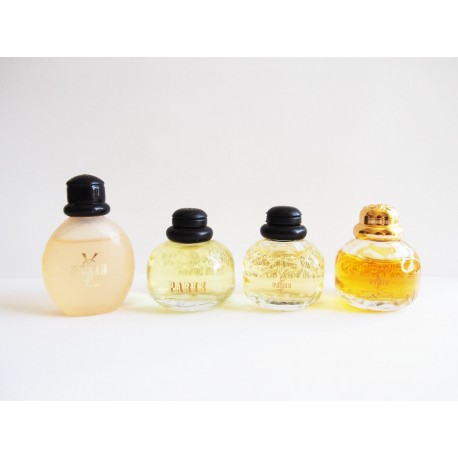 Lot de 4 miniatures de parfum Paris de Yves Saint Laurent
