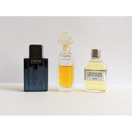 Lot de 3 miniatures de parfum Givenchy 