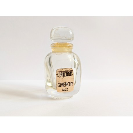 Ancien petit flacon de parfum L'Interdit de Givenchy