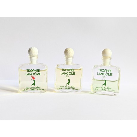 Lot de 3 miniatures de parfum Trophée de Lancôme