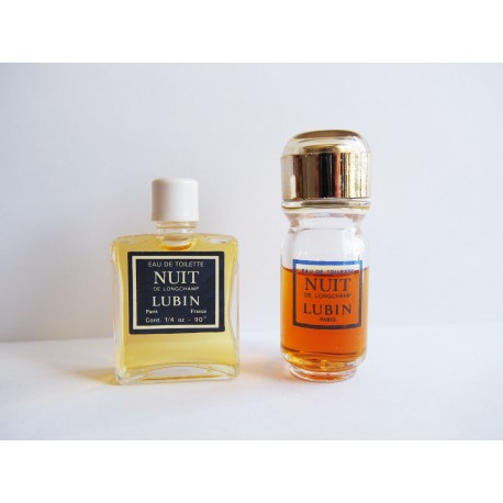 Lot de 2 miniatures de parfum Nuit de Longchamp de Lubin