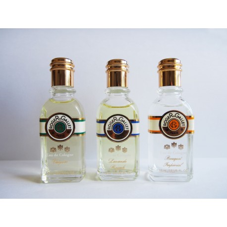 Lot de 3 miniatures Eau de Cologne de Roger & Gallet