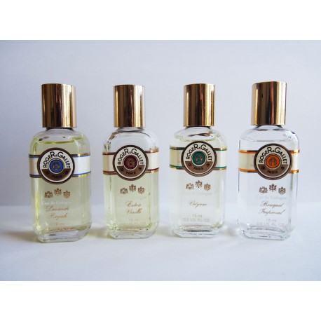 Lot de 4 miniatures Eau de Cologne de Roger & Gallet