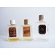 Lot de 3 anciennes miniatures de parfum Le Galion