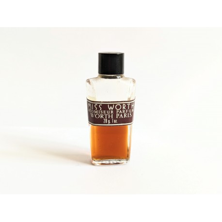 Ancienne miniature de parfum Miss Worth