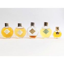 Lot de 5 miniatures de parfum Je reviens de Worth