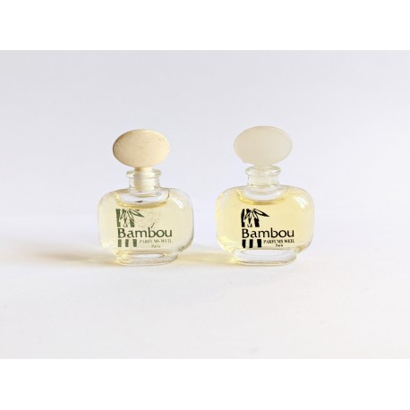 Lot de 2 miniatures de parfum Bambou de Weil