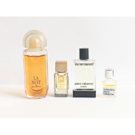 Lot de 4 miniatures de parfum Paco Rabanne