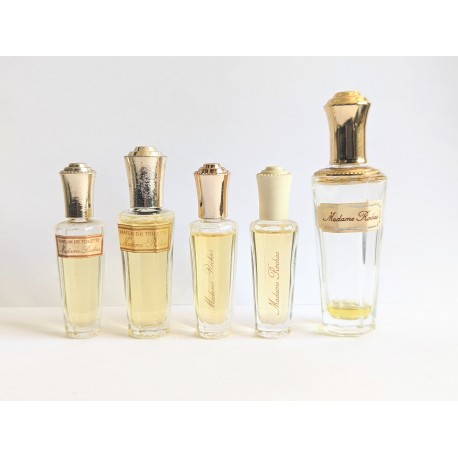 Lot de 5 miniatures de parfum Madame Rochas