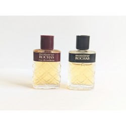 Lot de 2 miniatures de parfum Monsieur Rochas